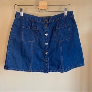 BDG Denim Mini Skirt
